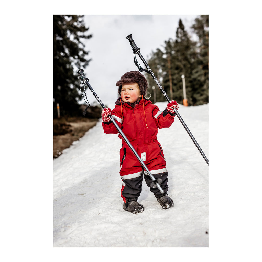 Kids' Nordic - mitt, Red Offwhite