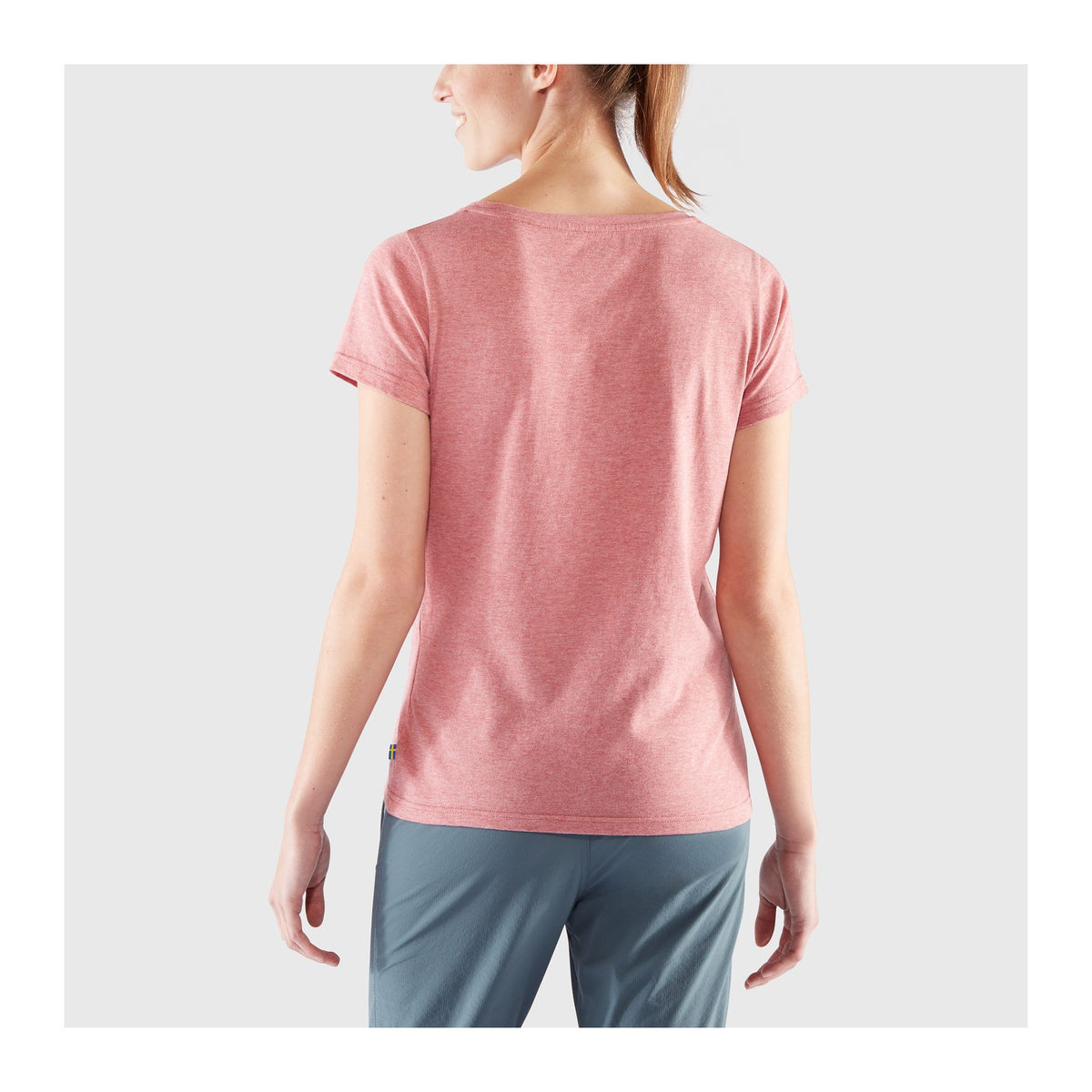 1960 Logo T-shirt W, Indigo blue-melange
