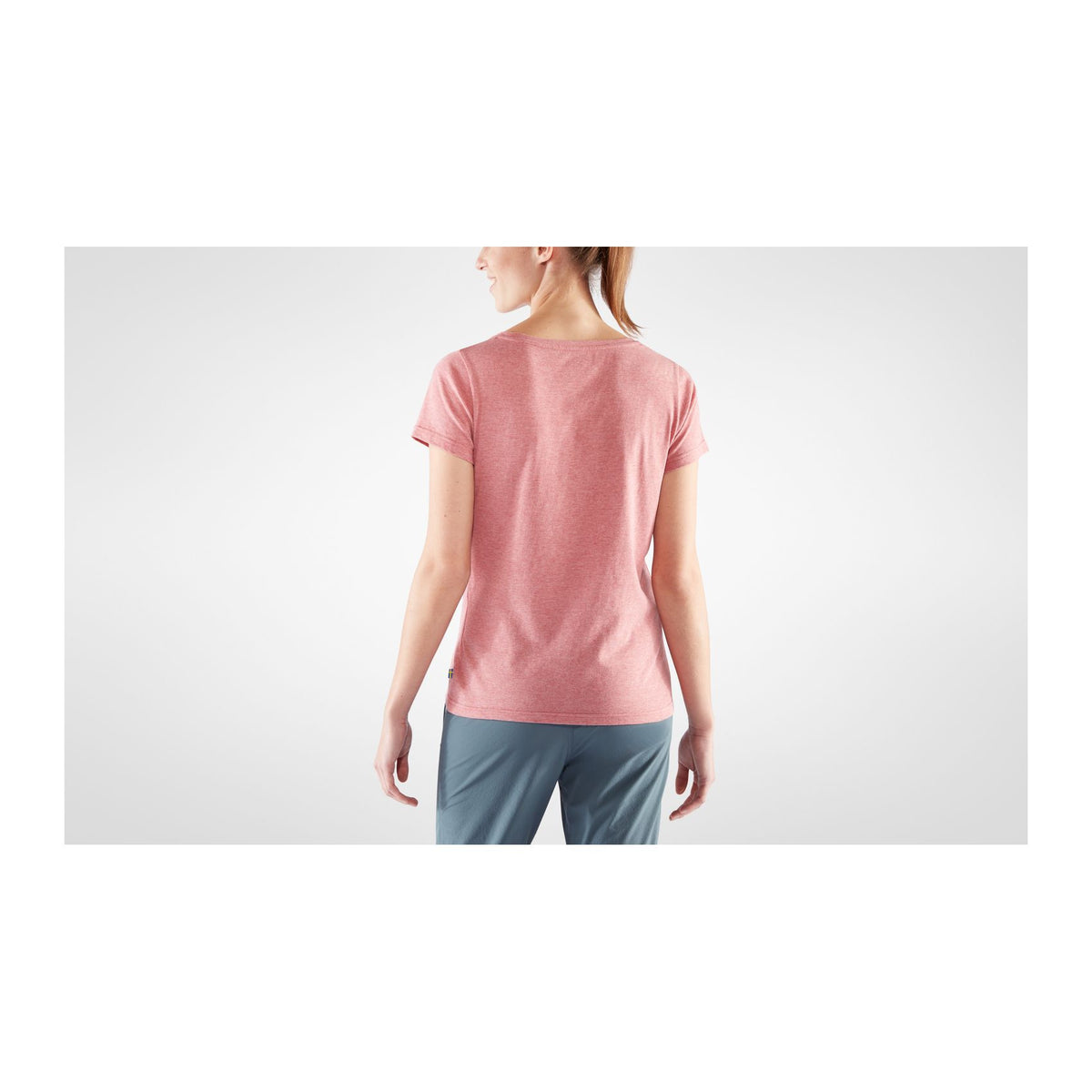 1960 Logo T-shirt W, Patina green-melange