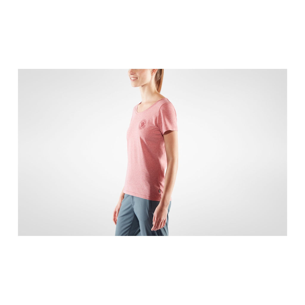 1960 Logo T-shirt W, Patina green-melange