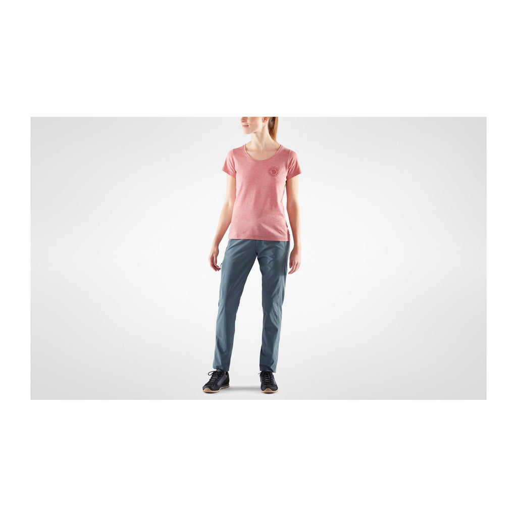 1960 Logo T-shirt W, Patina green-melange