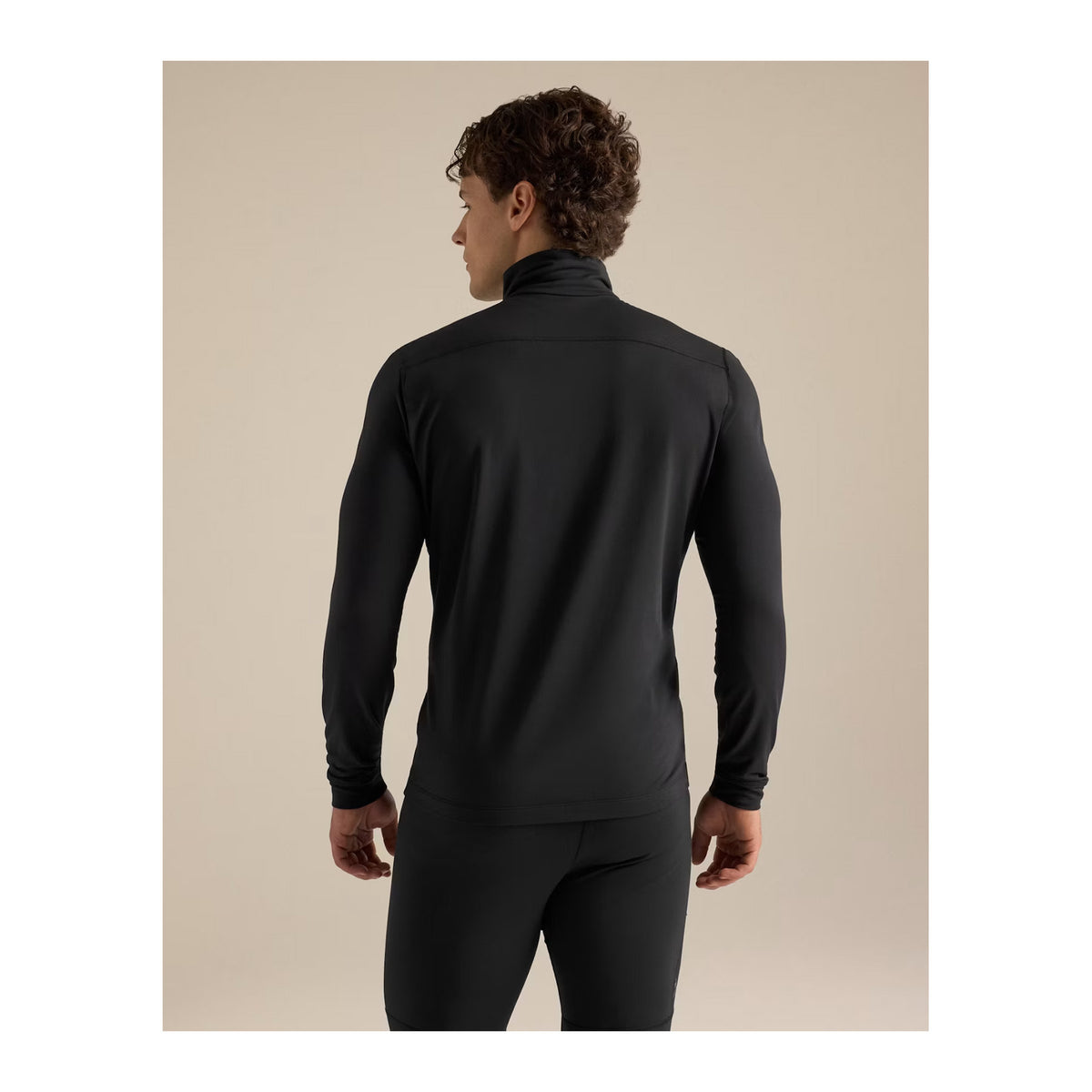 Rho LT Zip Neck M, Herr