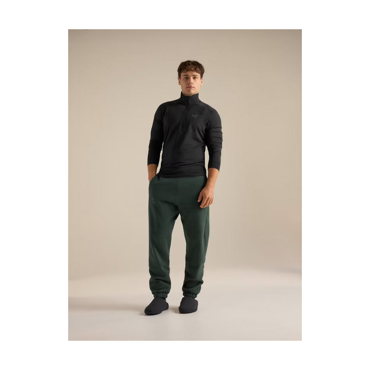 Rho LT Zip Neck M, Herr