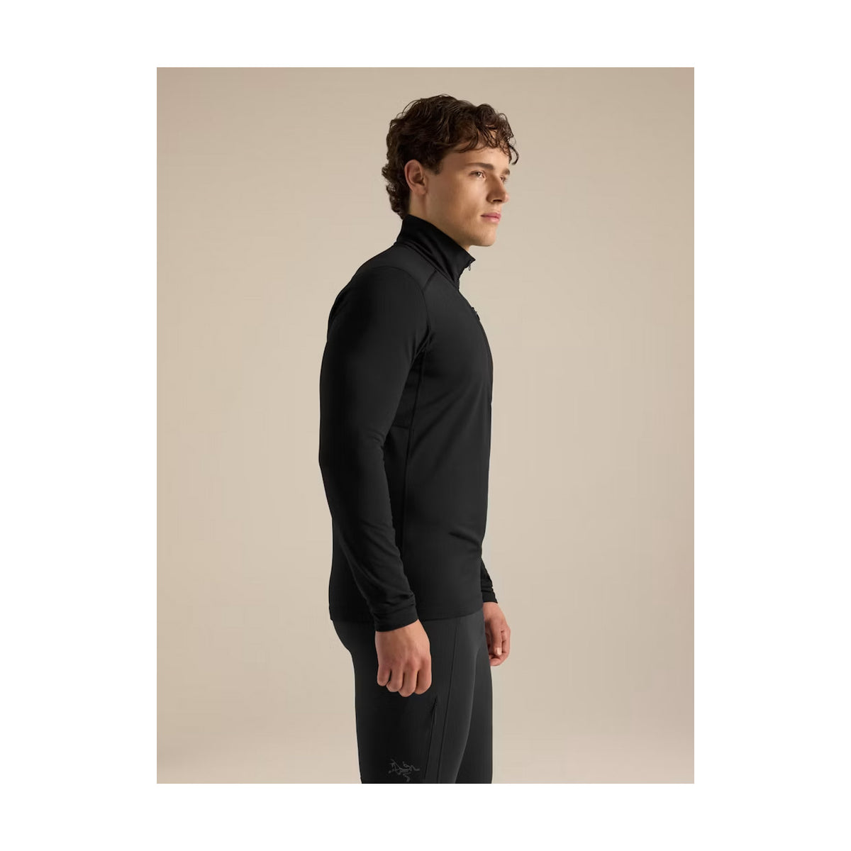 Rho LT Zip Neck M, Herr