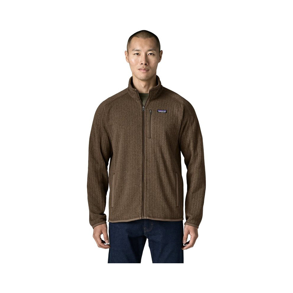 Better Sweater Jacket M, Marlow Brown Rib Knit