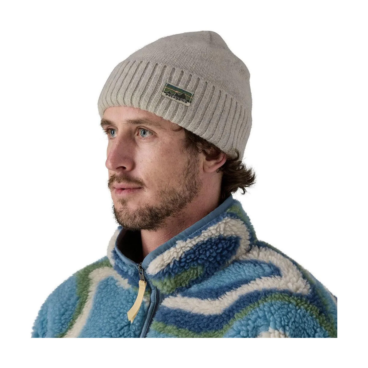 Brodeo Beanie, OG Legacy Label Crisp Grey