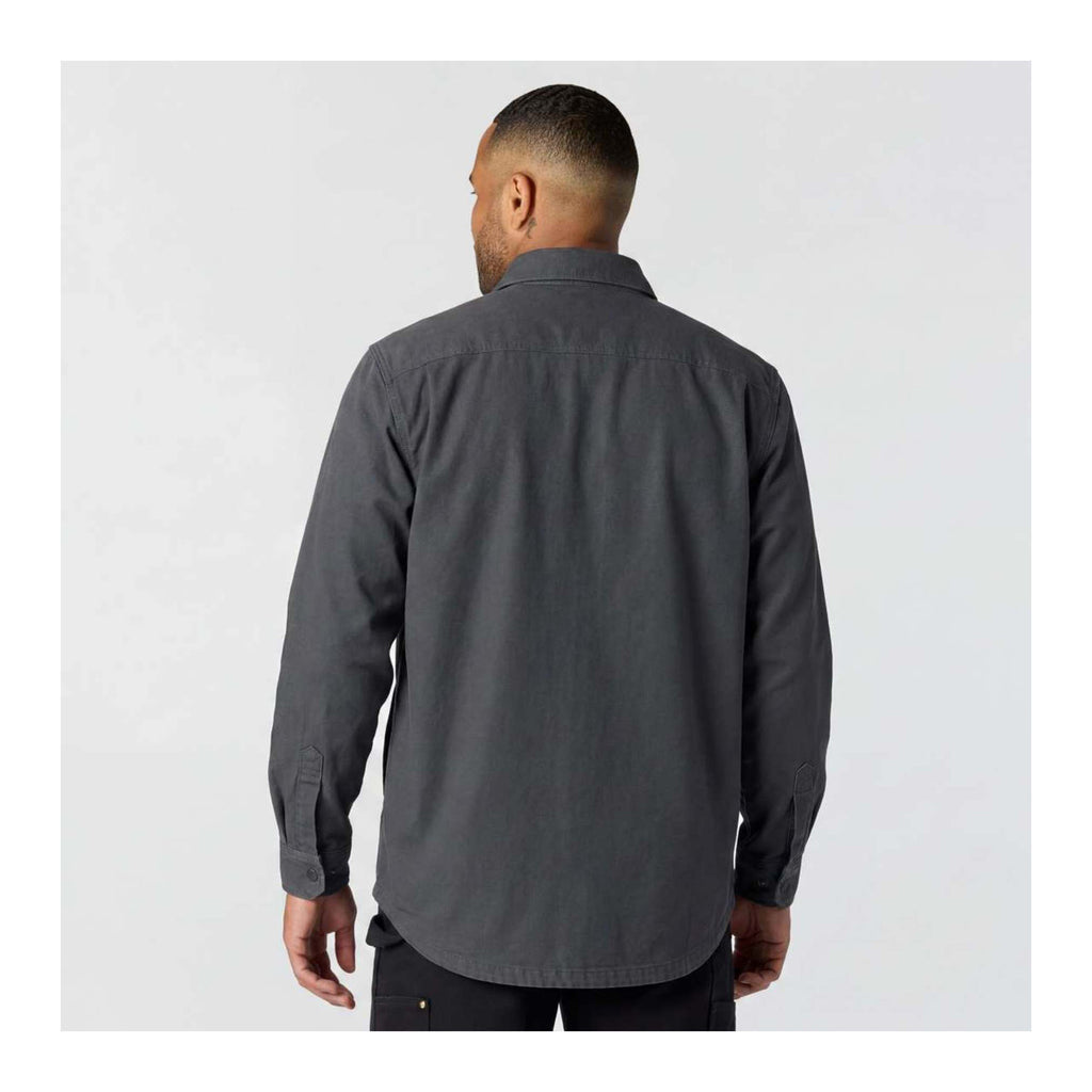 Canvas Fleece-lined Shirt Jacket, Herr
