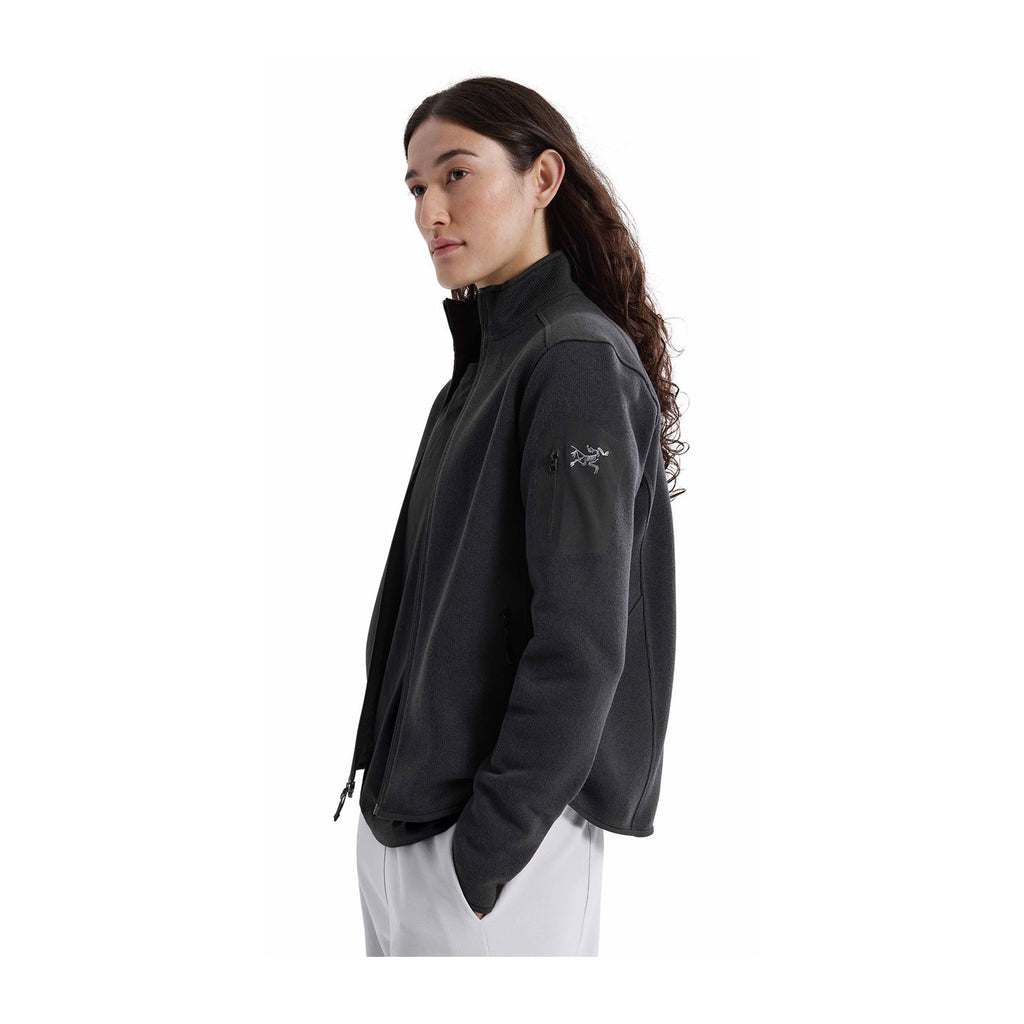 Covert Cardigan W, Black heather