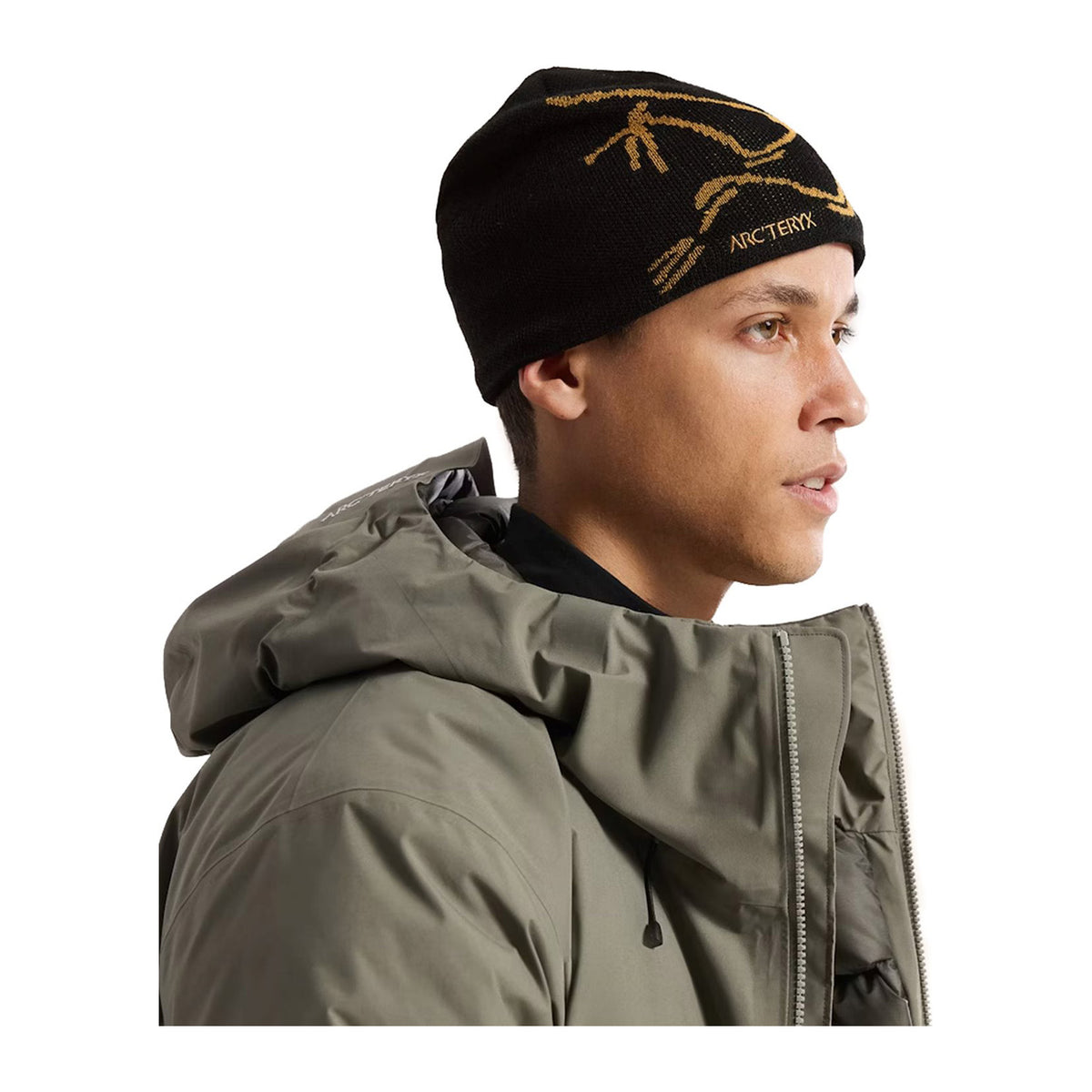Bird Head Toque, 24k black
