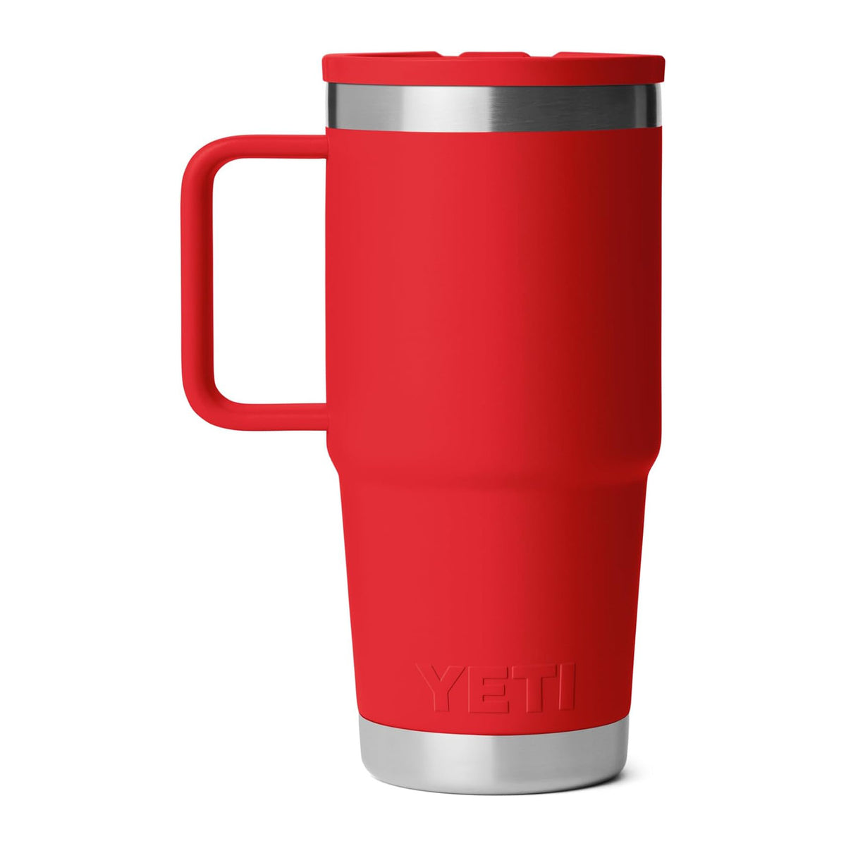 Rambler 20 Oz (590 ml) Travel Straw Mug, Rescue red