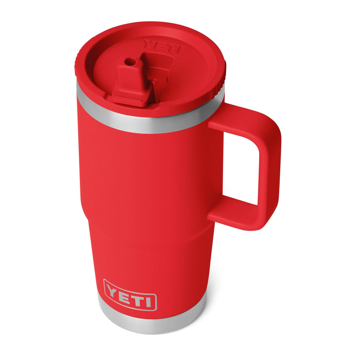 Rambler 20 Oz (590 ml) Travel Straw Mug, Rescue red