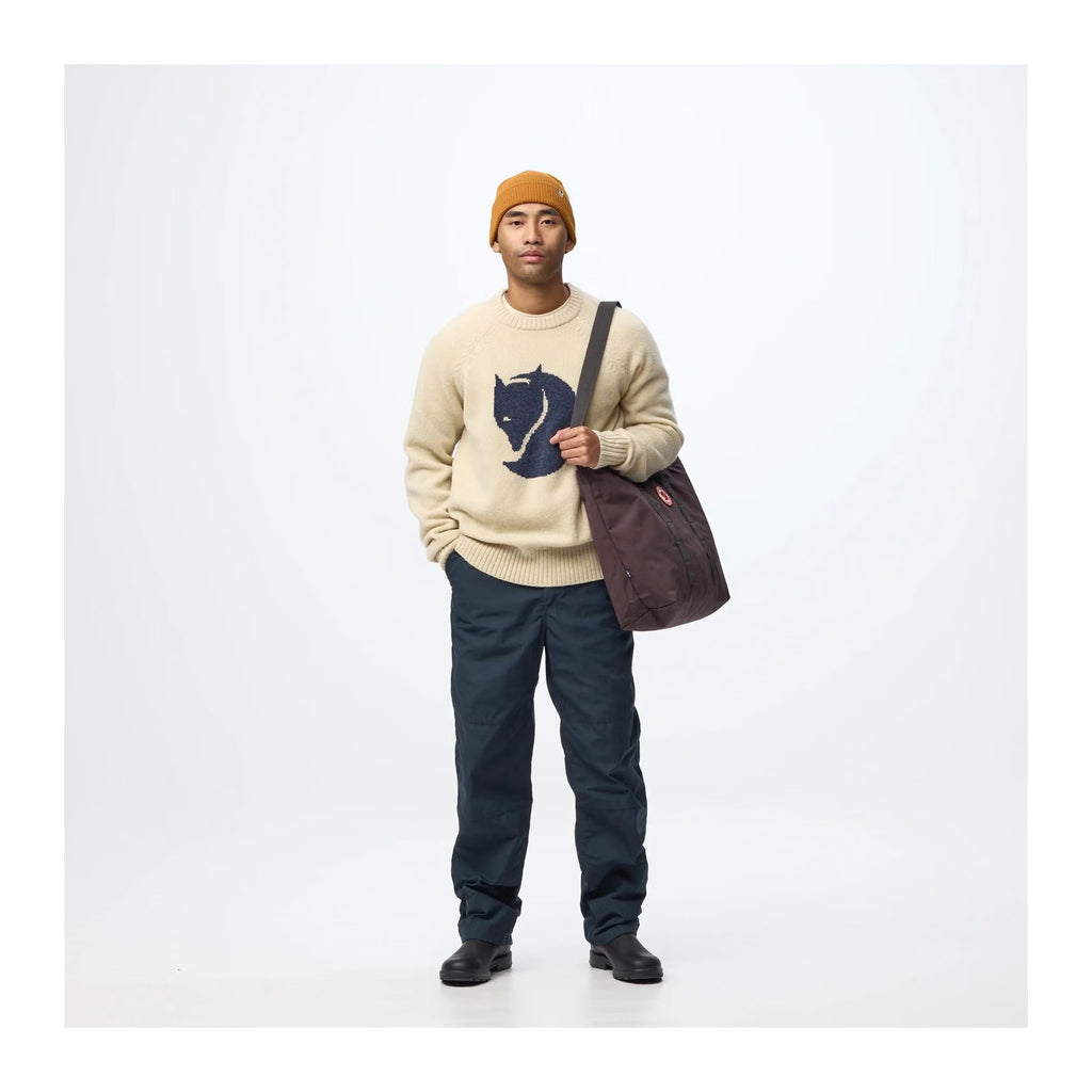 Fjällräven Logo Knit Sweater M, Herr