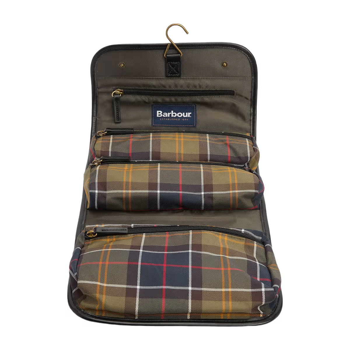 Tartan Hanging Washbag-3