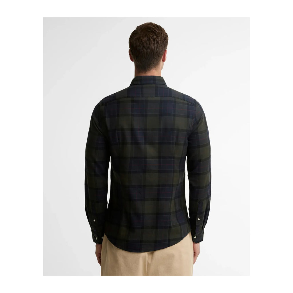 Fortrose Tailored Tartan Shirt, Shadow Classic