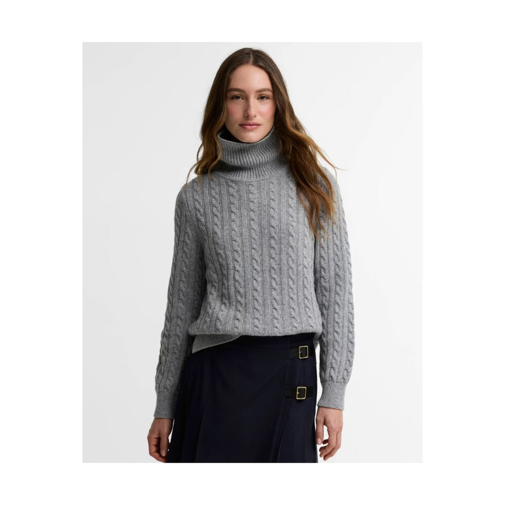 Ambleside Cable Knit Rollneck Jumper, Dam