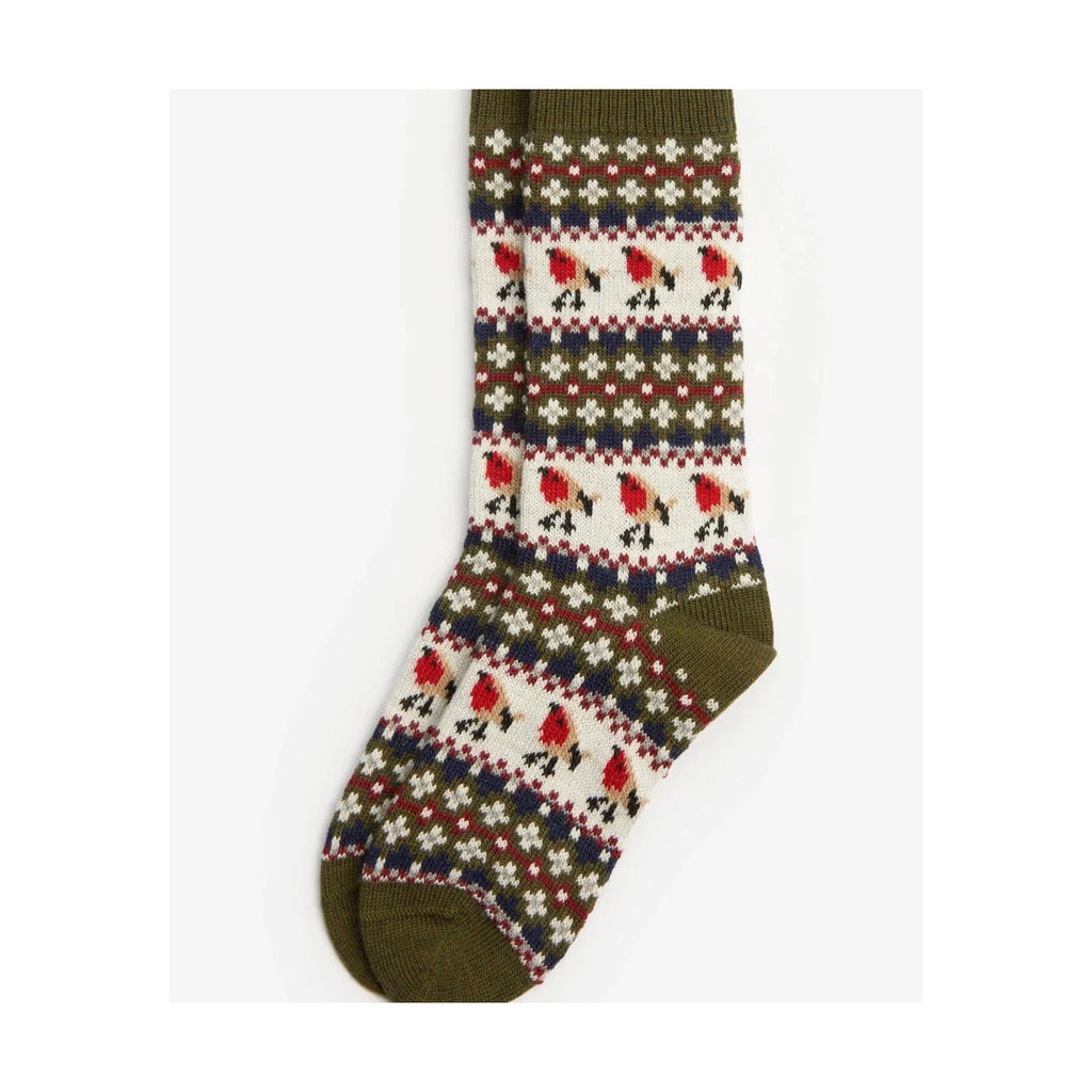 Robin Fair Isle Sock, Unisex