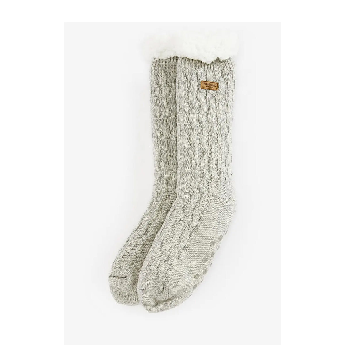 Cable Knit Lounge Socks-1