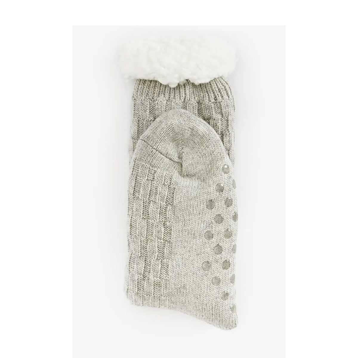 Cable Knit Lounge Socks-2