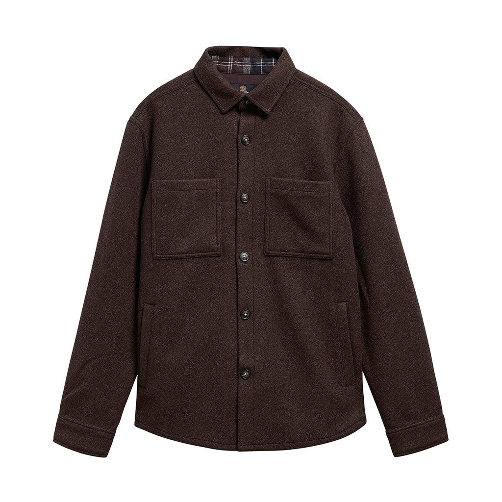 Marltown Tailored Wool-Blend Overshirt, Herr