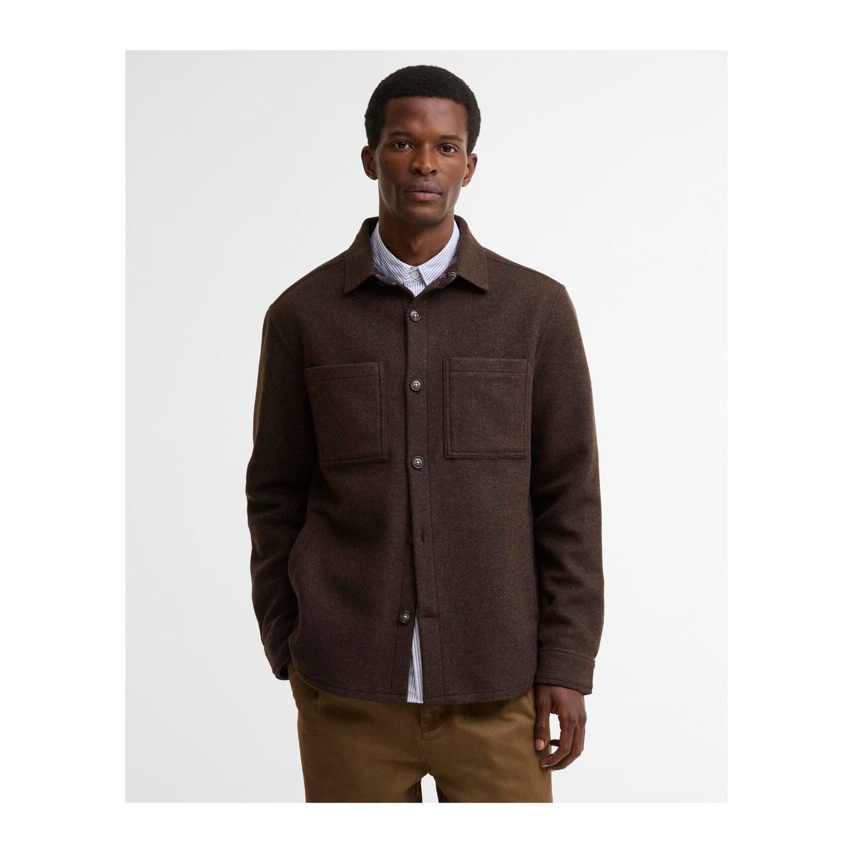 Marltown Tailored Wool-Blend Overshirt, Herr