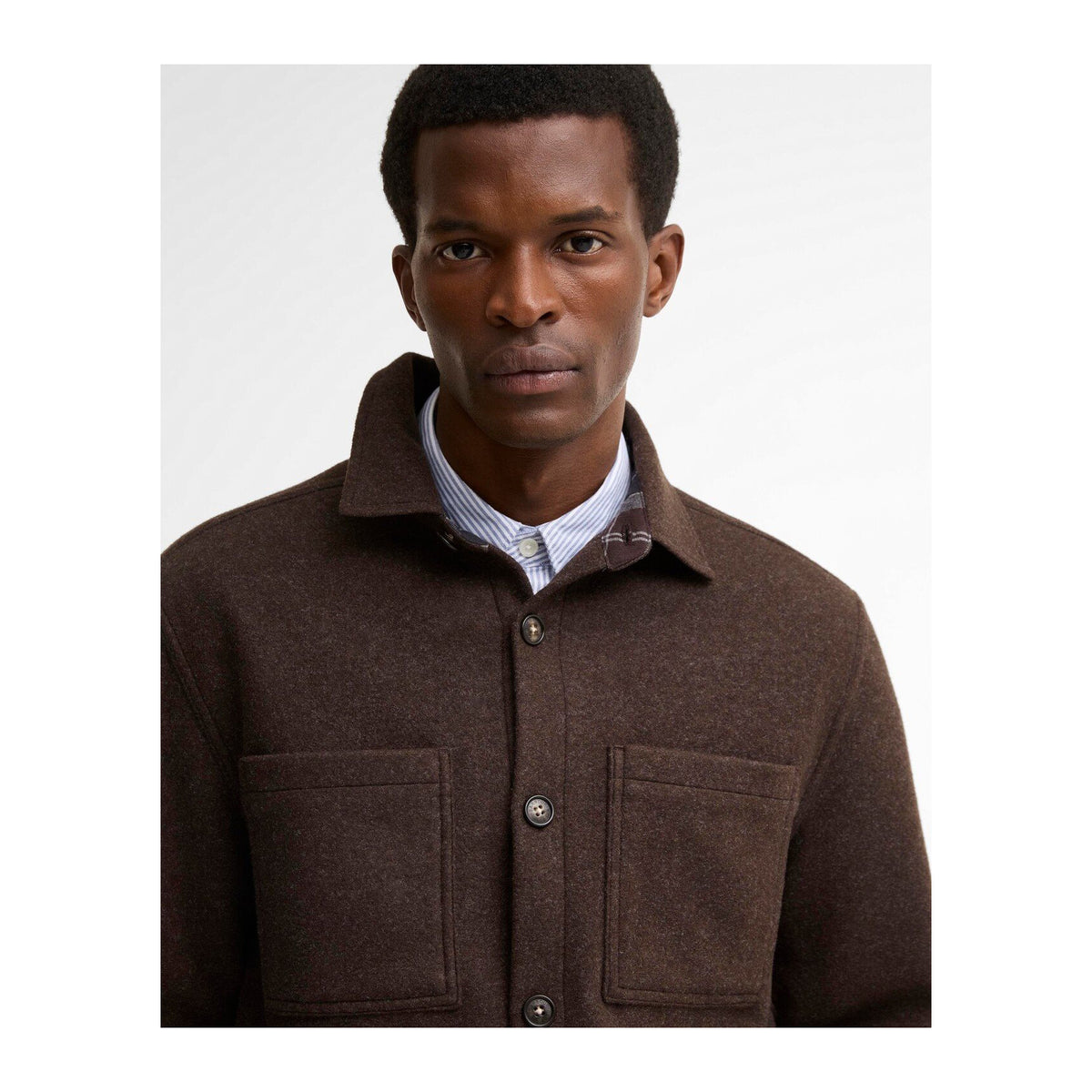 Marltown Tailored Wool-Blend Overshirt, Herr