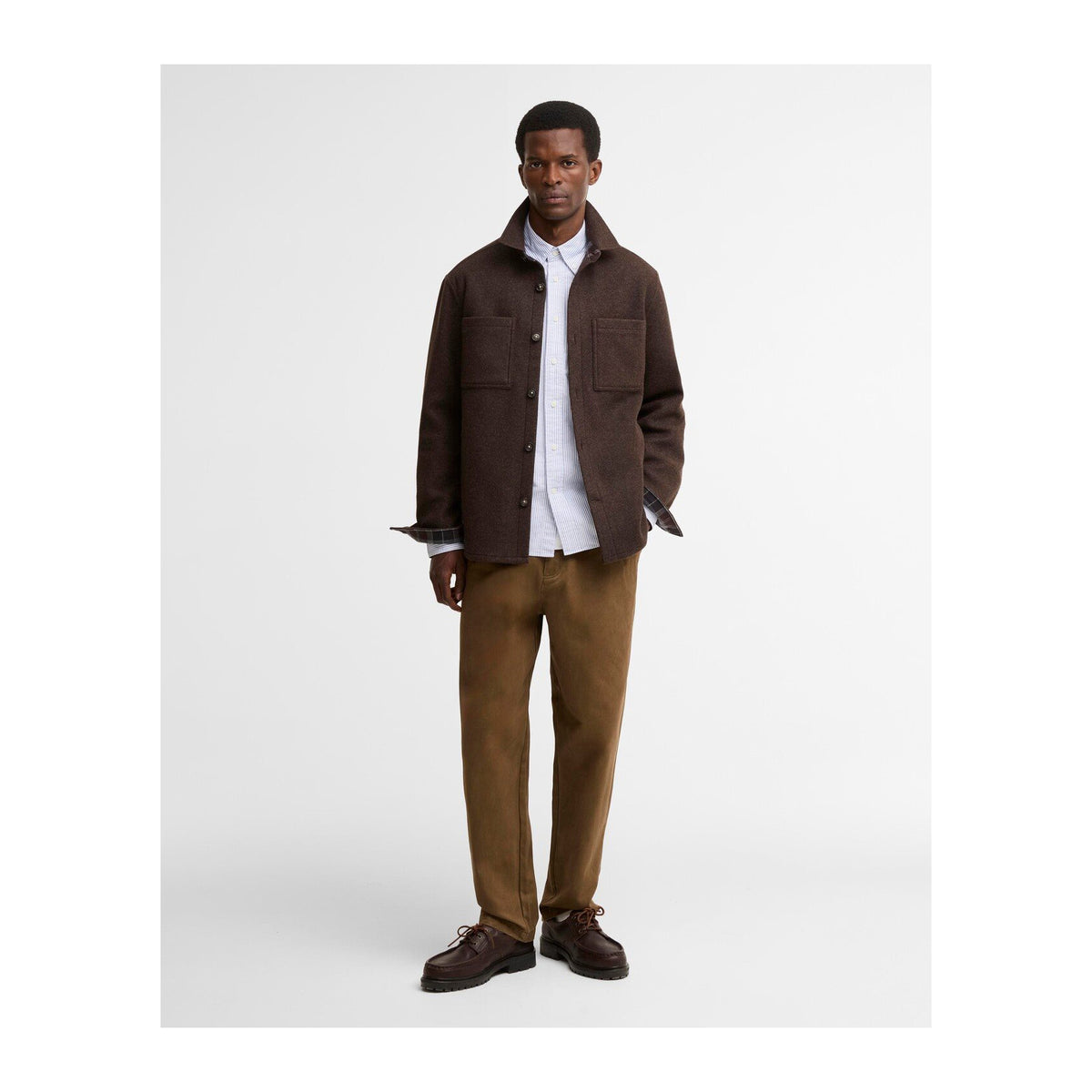 Marltown Tailored Wool-Blend Overshirt, Herr