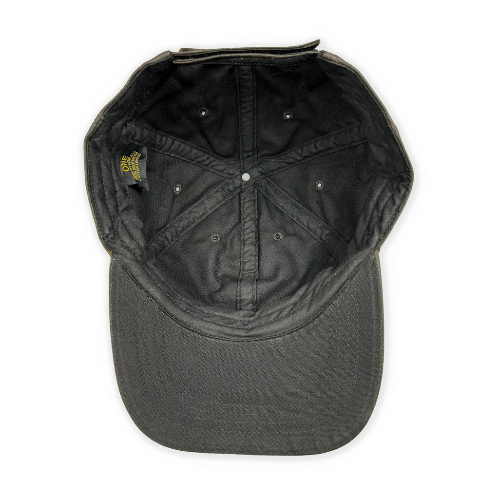 Bäck Waxed Cotton Cap, Dark brown