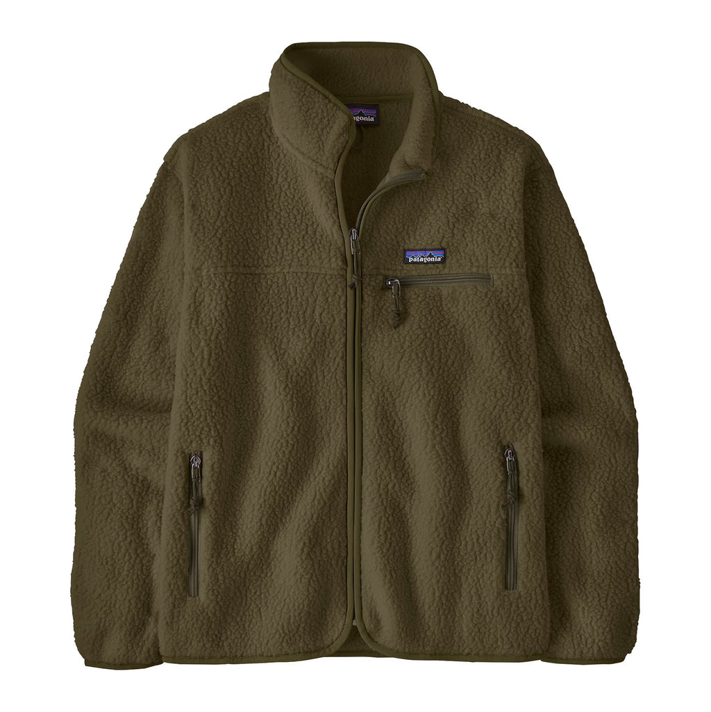 Retro Pile Jacket W, Basin green