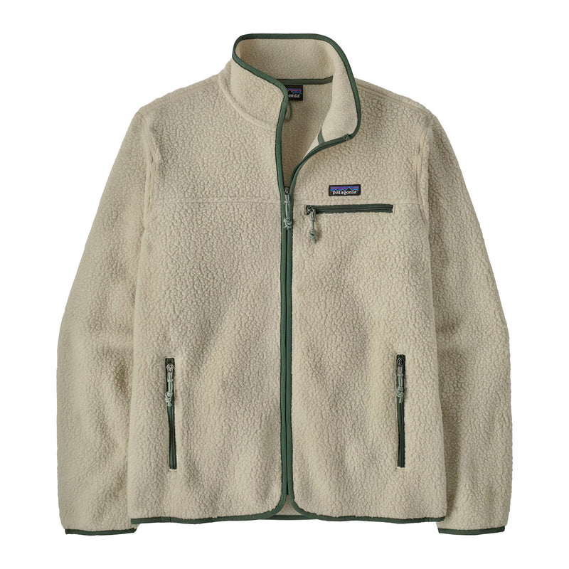 Retro Pile Jacket M – Pelican Canopy Green