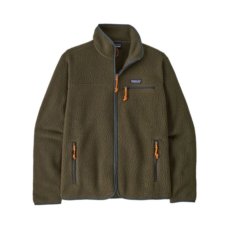Retro Pile Jacket M – Basin green