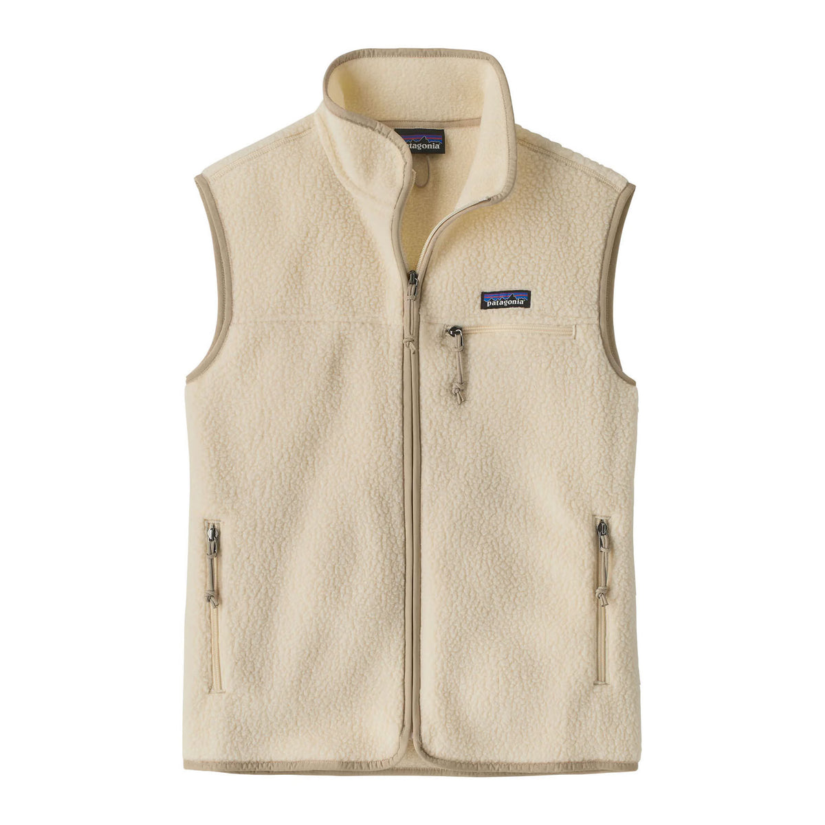 W's Retro Pile Vest, Natural