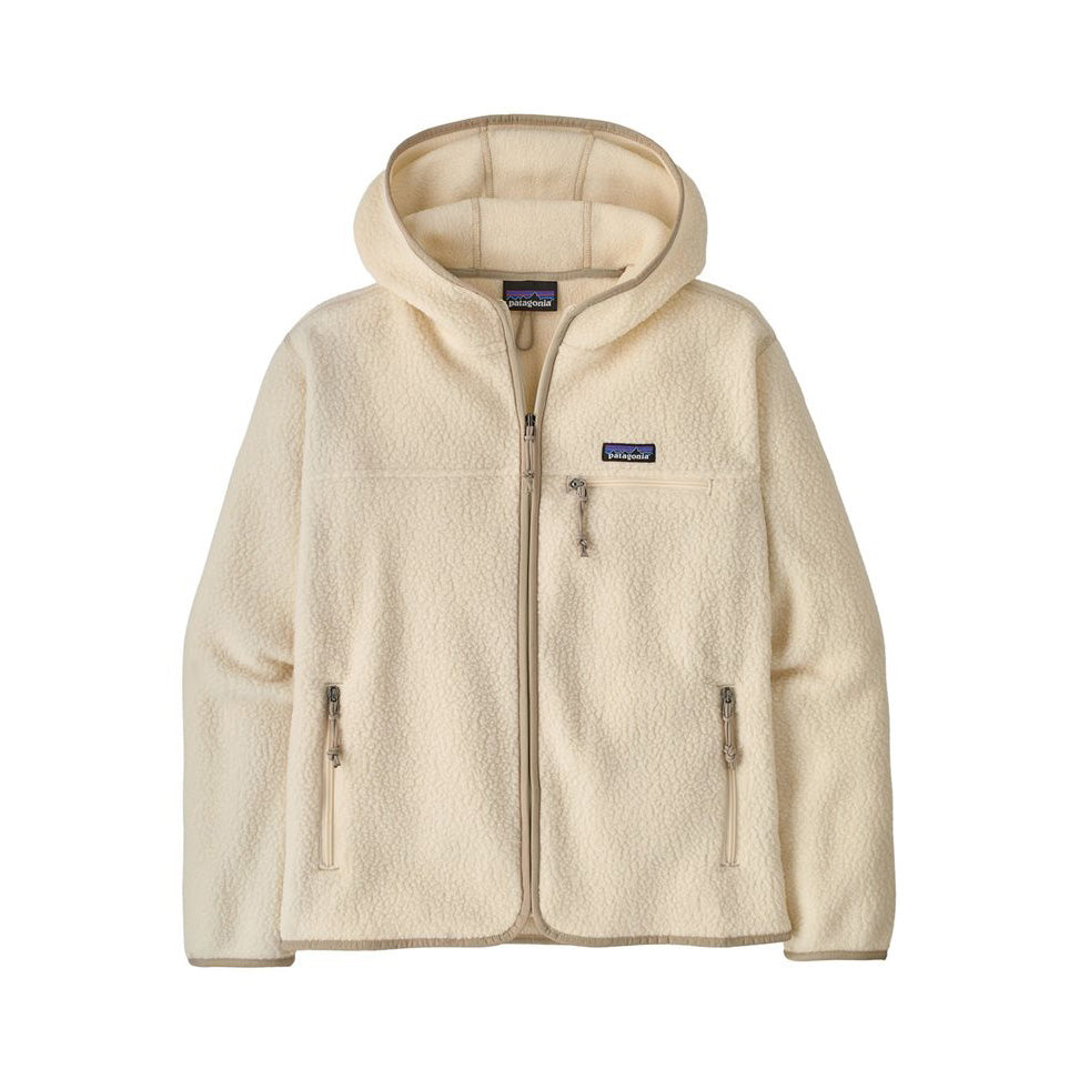 W's Retro Pile Hoody, Natural