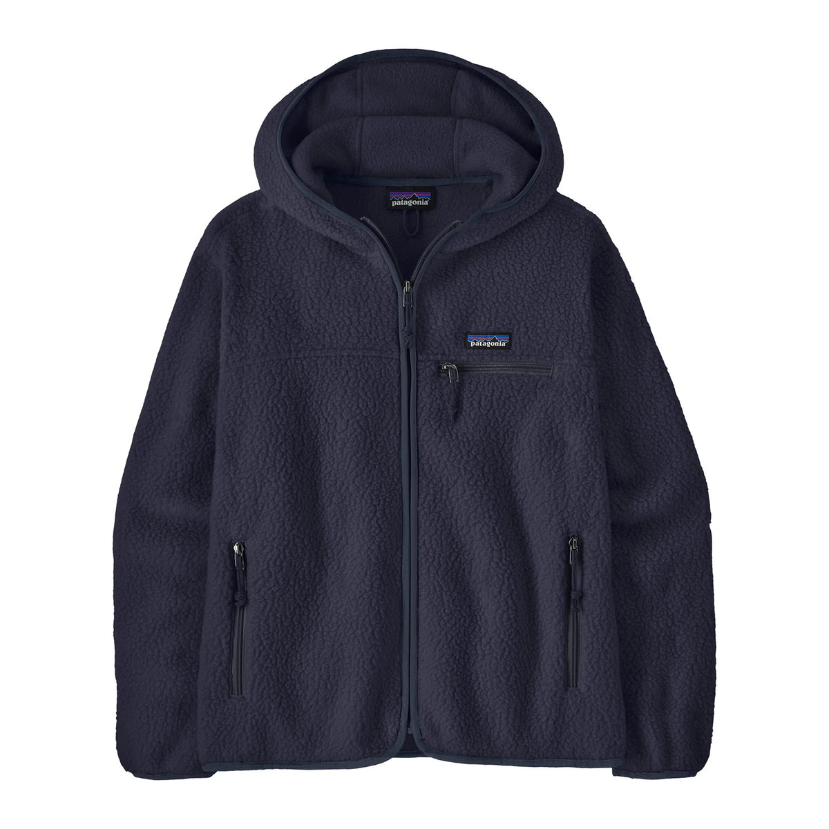 W's Retro Pile Hoody, Sunken Blue