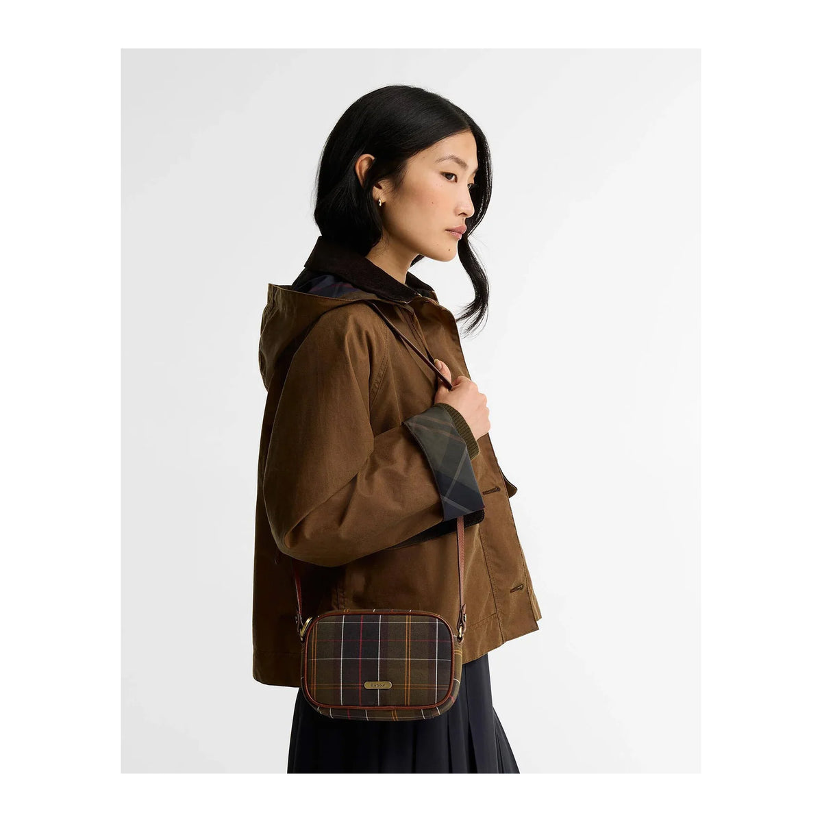 Daphne Mini Tartan Crossbody Bag-5
