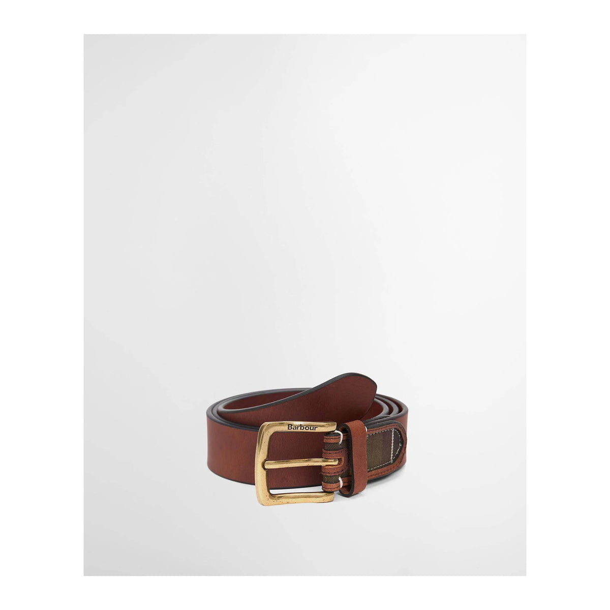 Tartan Leather Belt-1