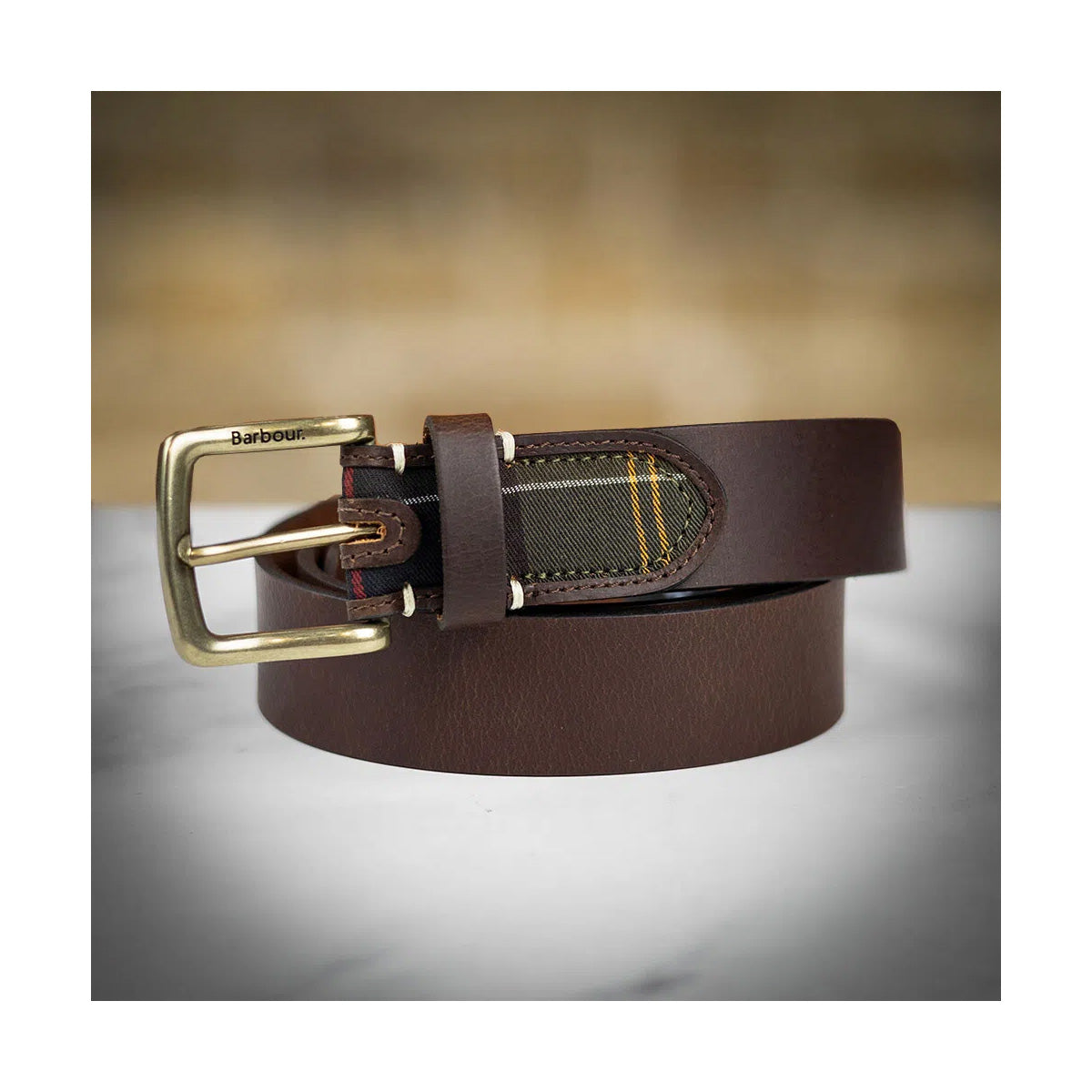Tartan Leather Belt-2