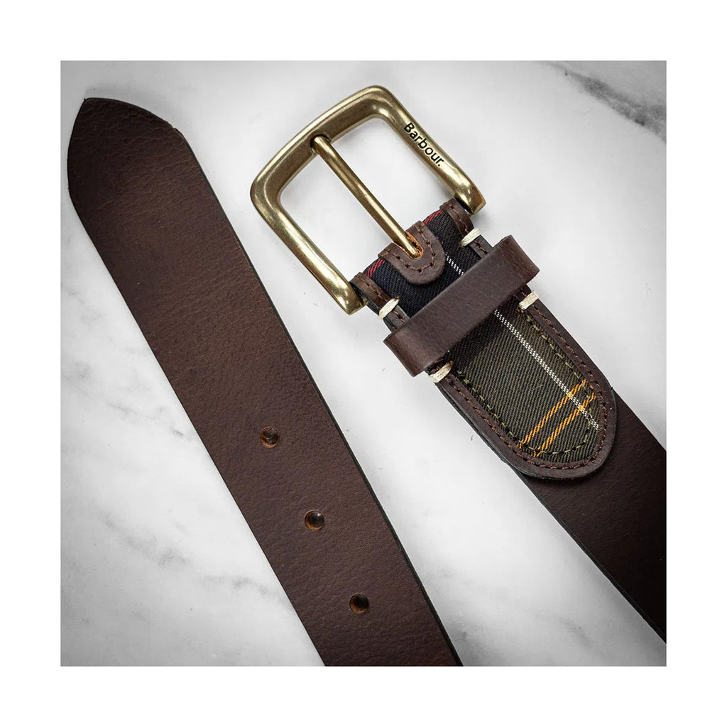 Tartan Leather Belt-3