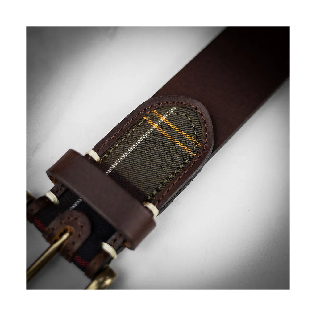 Tartan Leather Belt-4