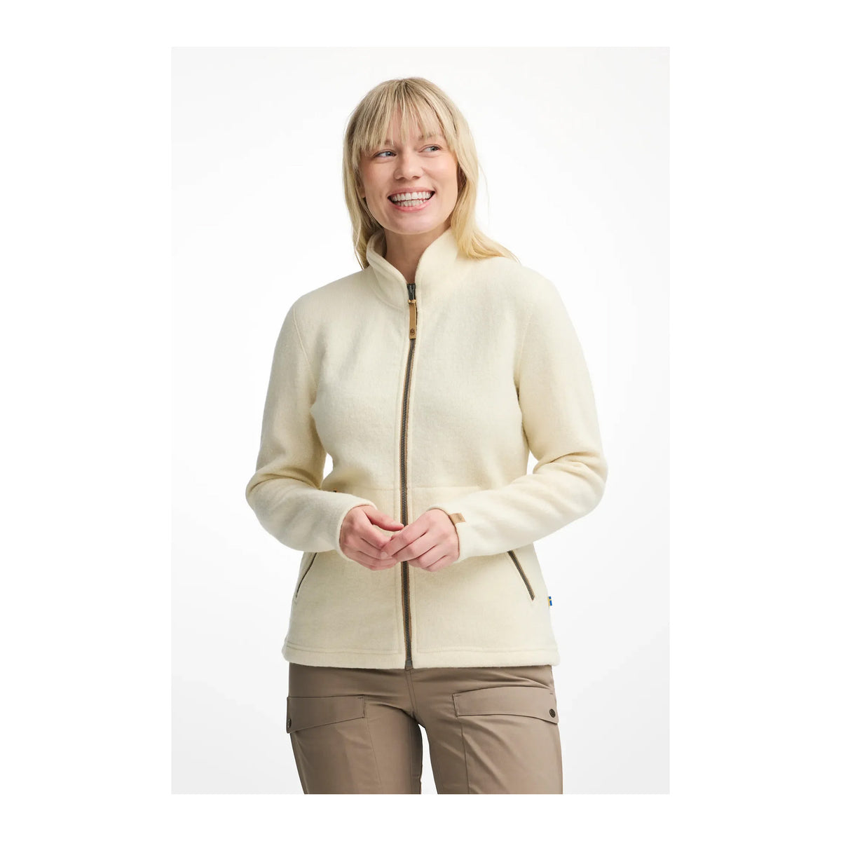 NLS Twig full zip, Natural white