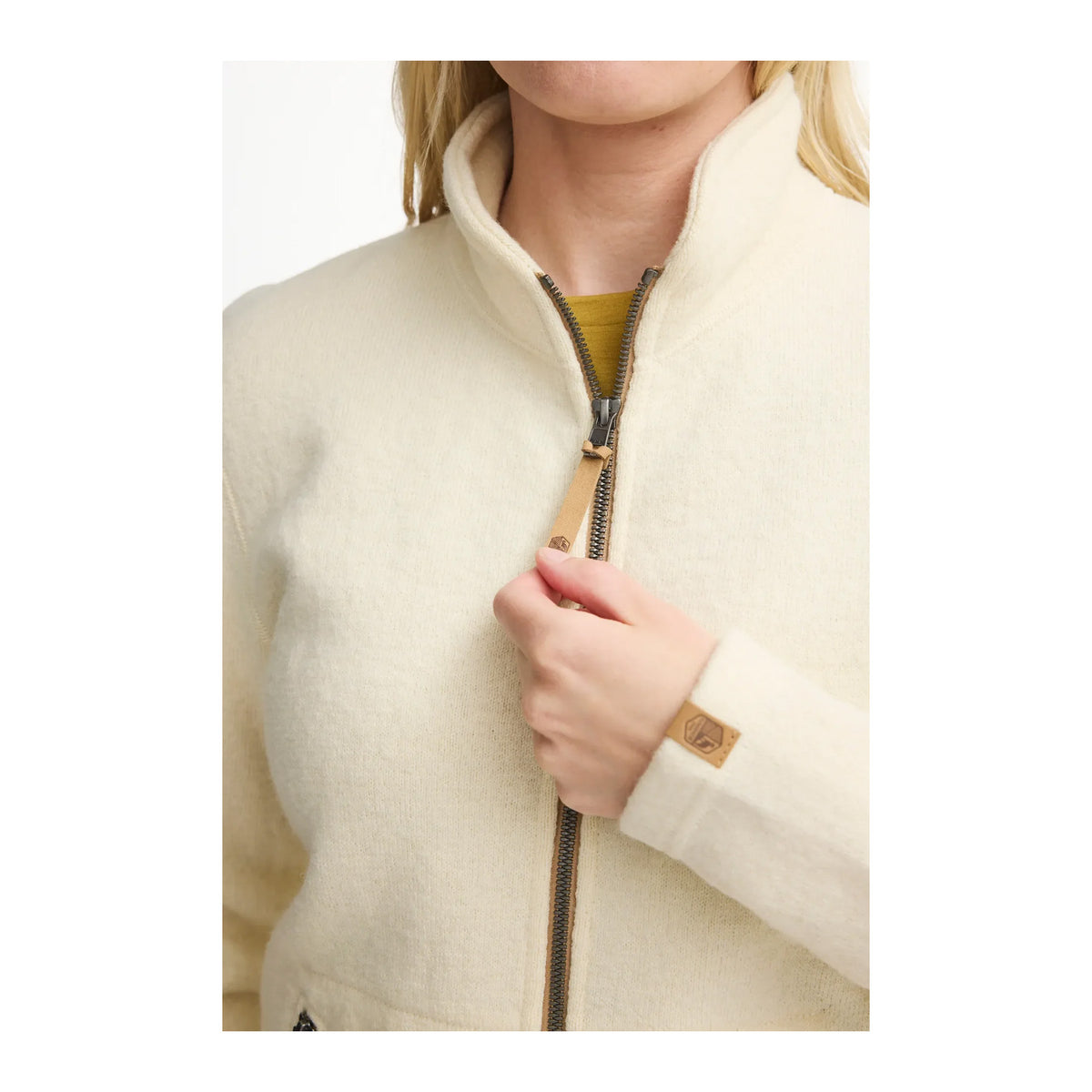 NLS Twig full zip, Natural white