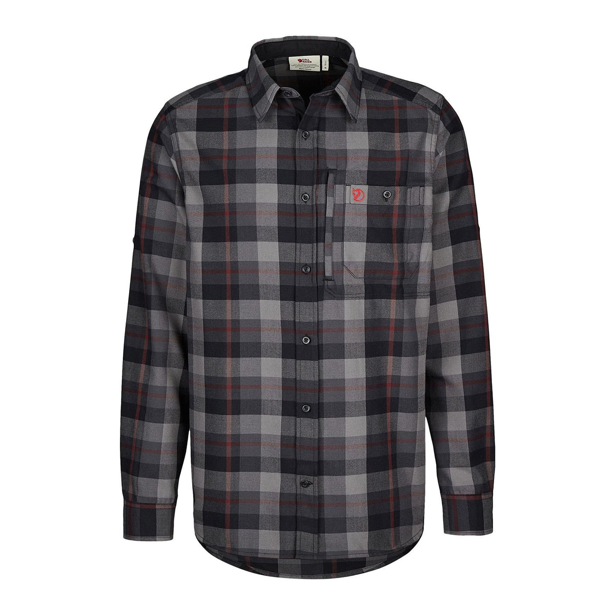 Fjällglim Shirt M, Black grey