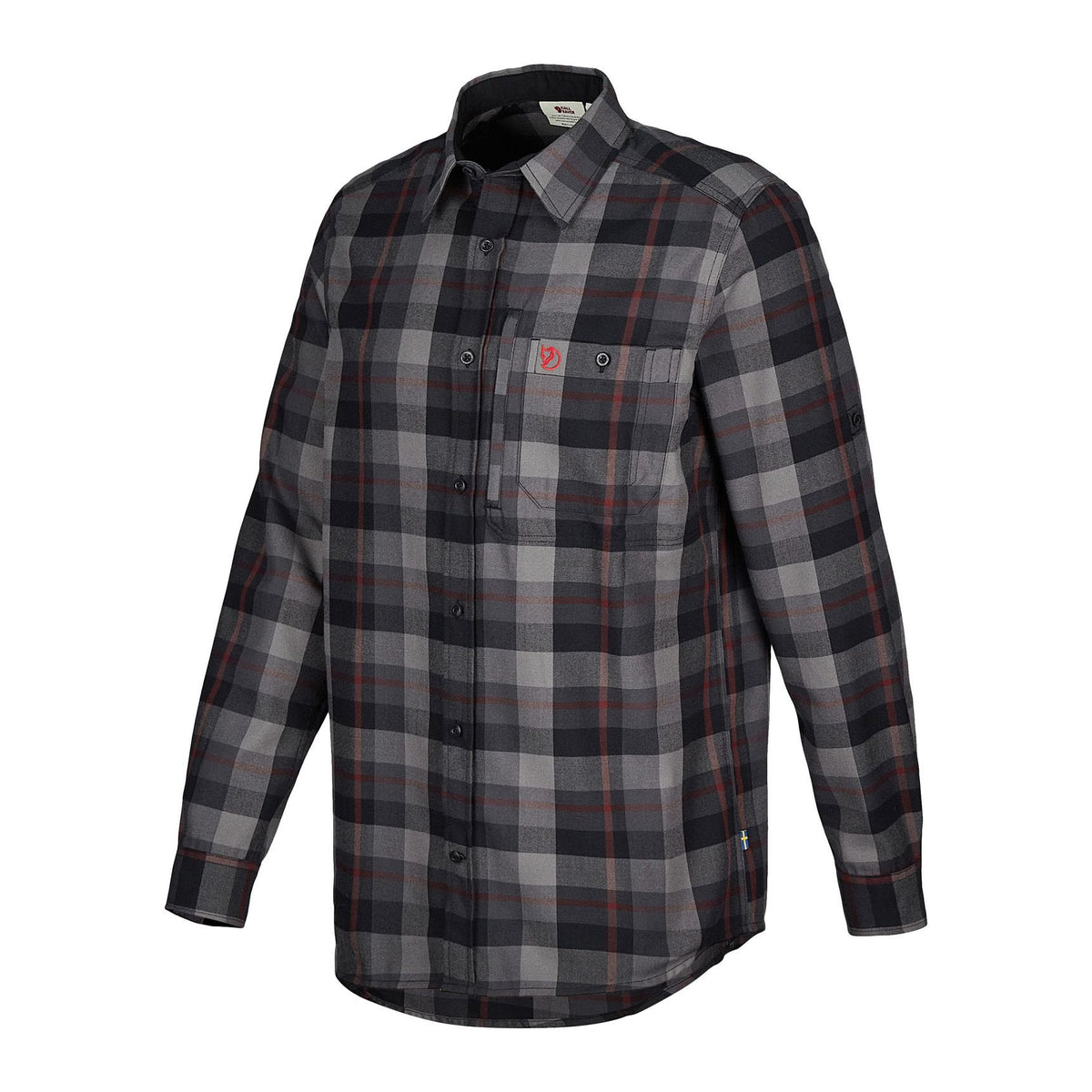 Fjällglim Shirt M, Black grey