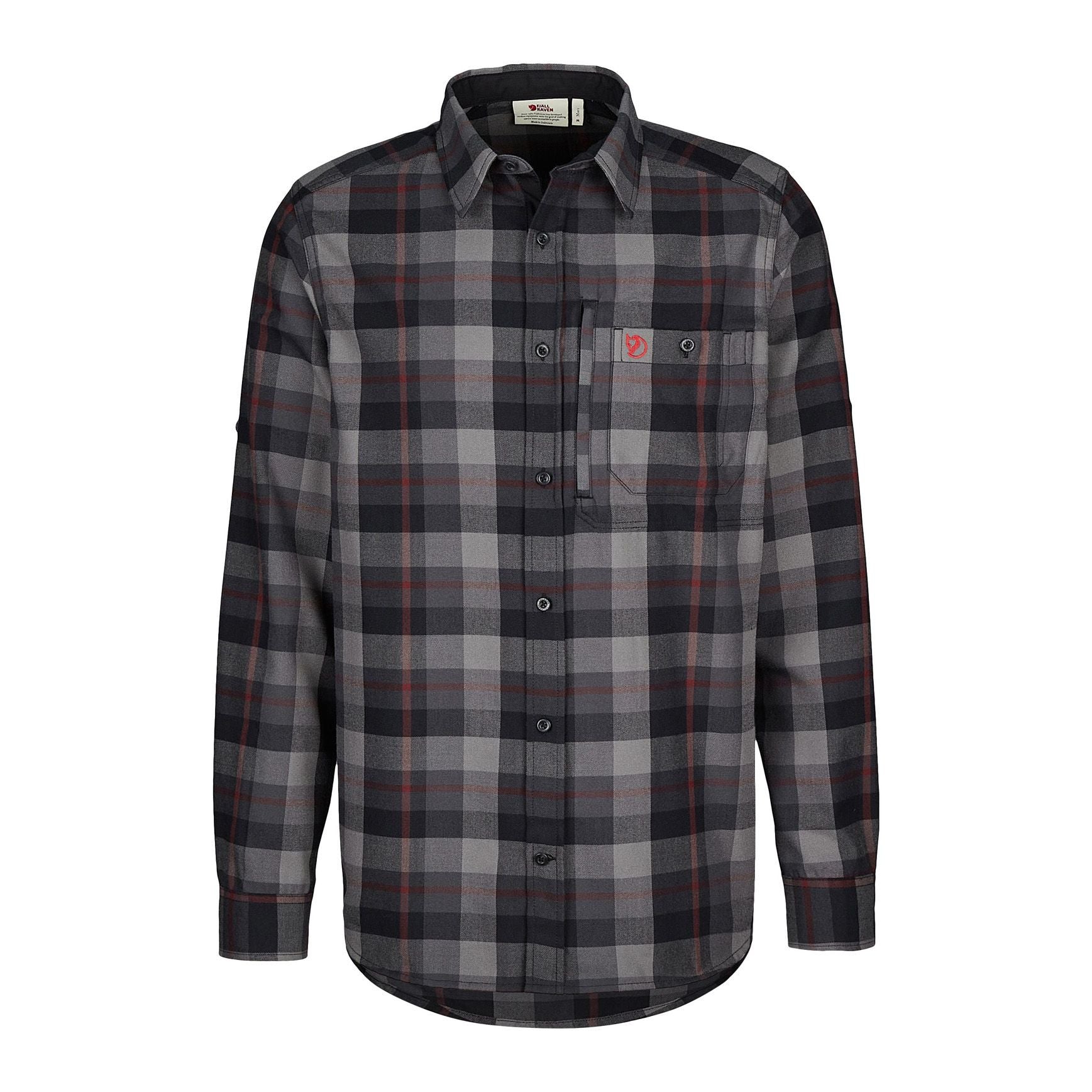 Fjällglim Shirt M, Black grey