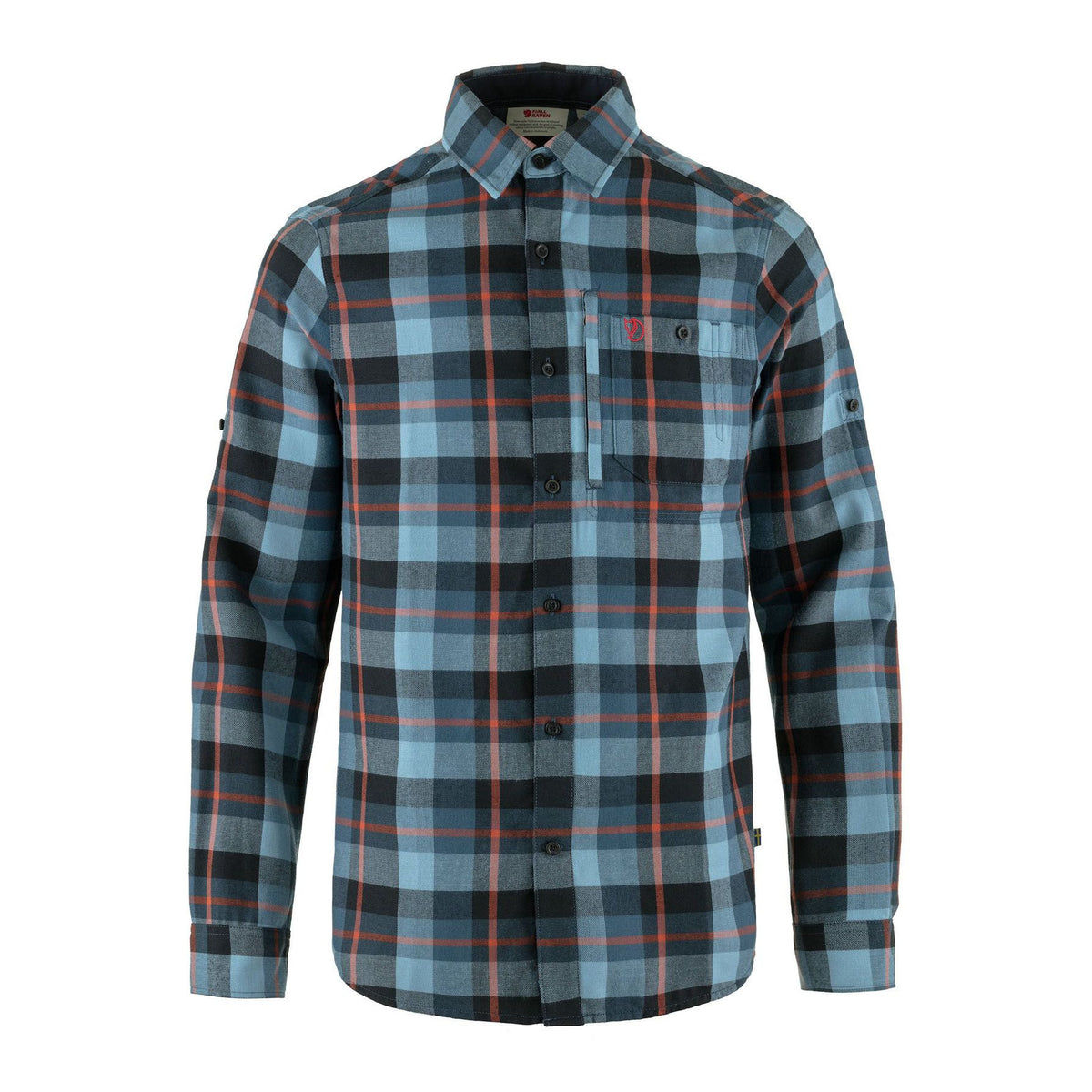 Fjällglim Shirt M, Indigo blue-dawn blue