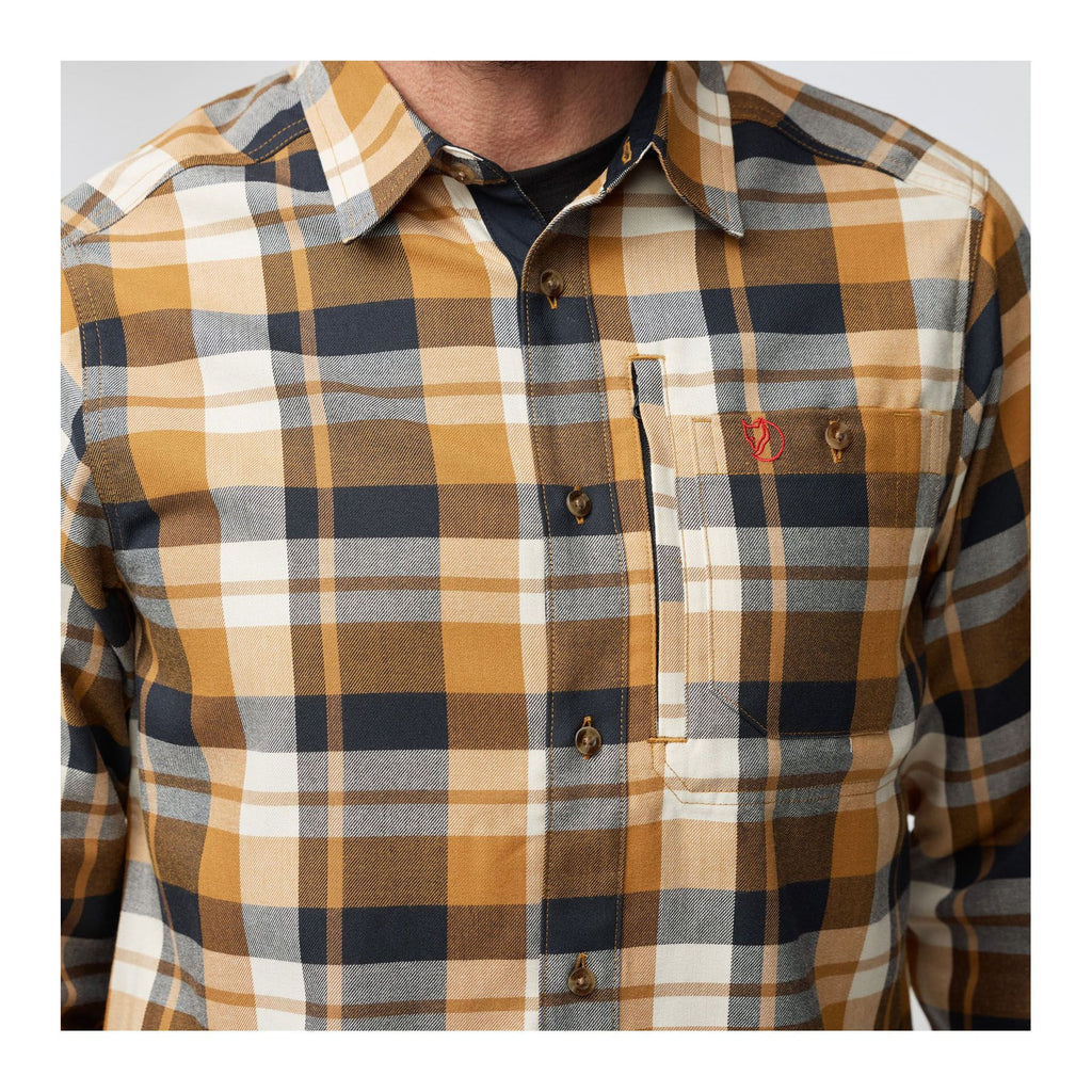 Fjällglim Shirt M, Indigo blue-dawn blue