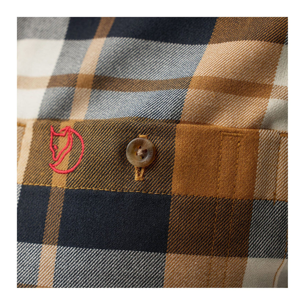 Fjällglim Shirt M, Indigo blue-dawn blue