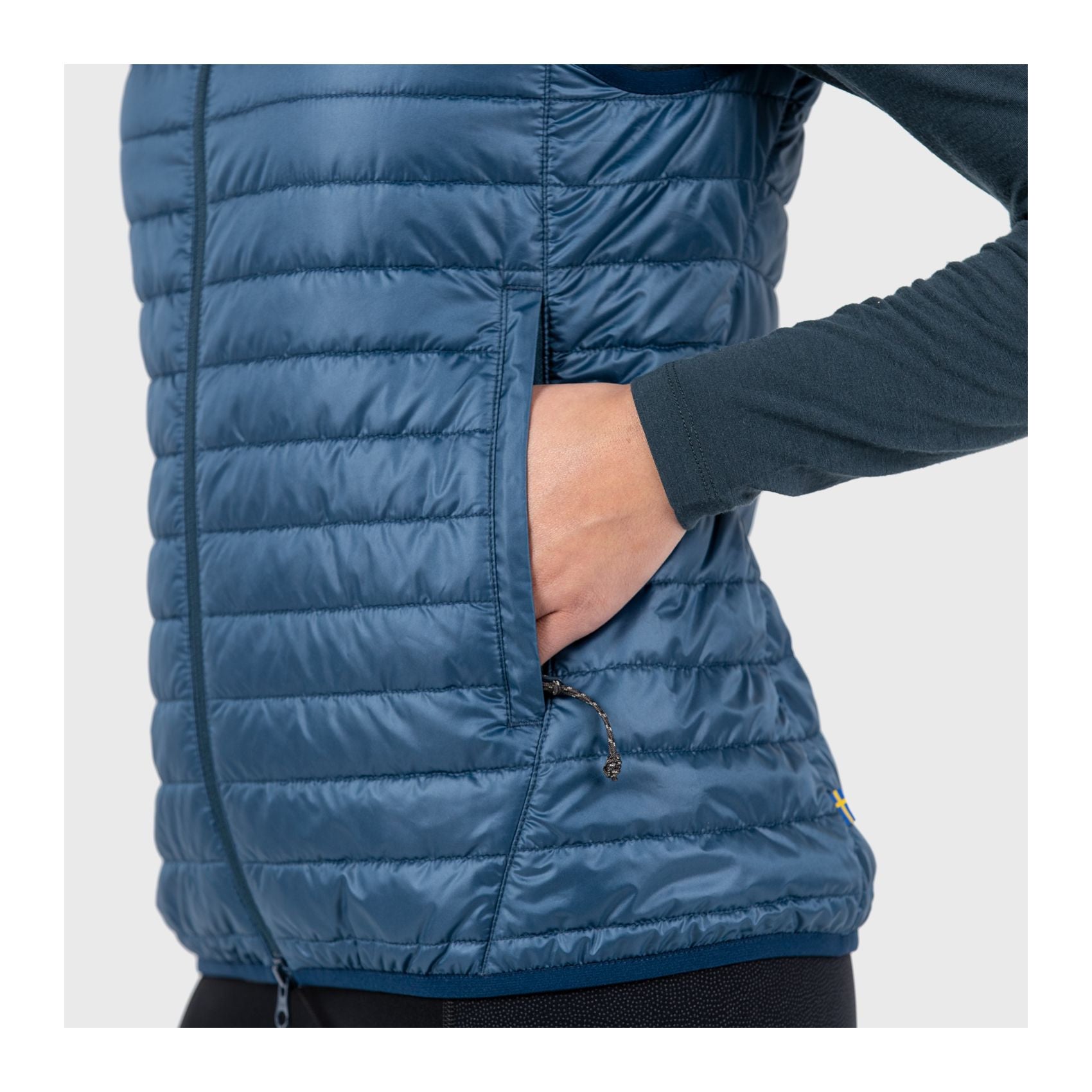 Abisko Padded Vest W, Storm