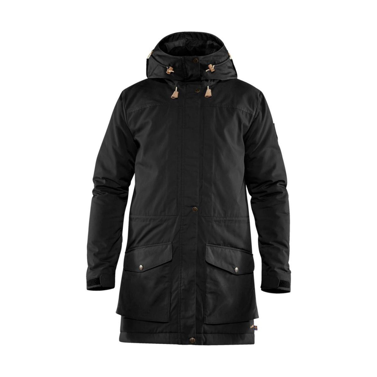 Singi Wool Padded Parka M, Black