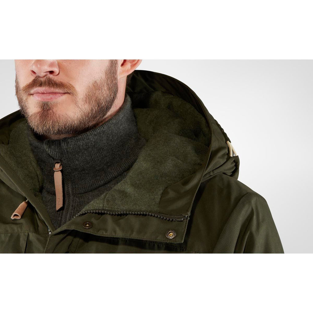 Singi Wool Padded Parka M, Black