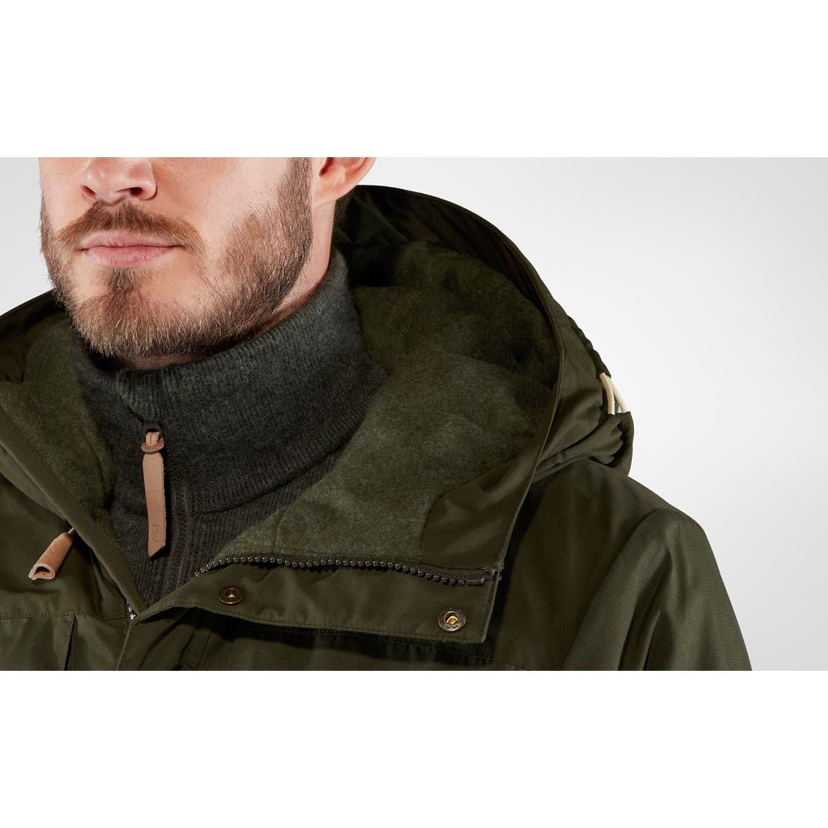 Singi Wool Padded Parka M, Black